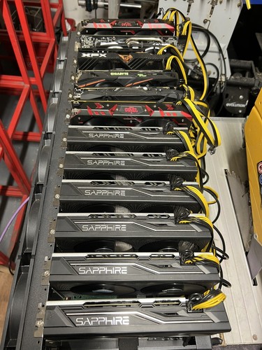580 8gb mining rig - 12,