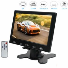 Mini 7"/9'' LCD CCTV Monitor PC Screen AV/VGA/HDMI 1080p w/Speaker for Raspberry
