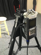 Compatible Zoom H4n Recorder Microphone Tripod Mount Storage Tidy Stand Fixture 