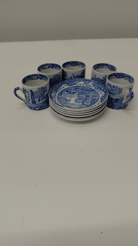 Spode italian blue white china - spode,