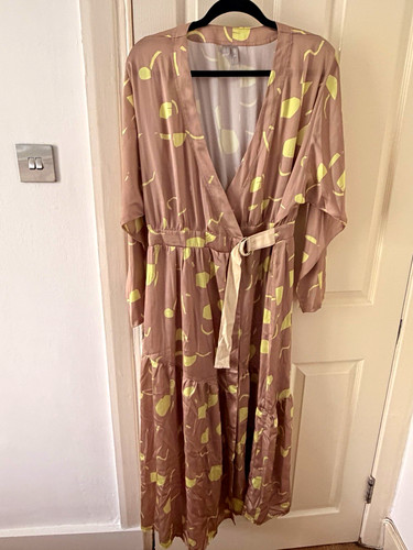 Asos brown yellow abstract - asos,