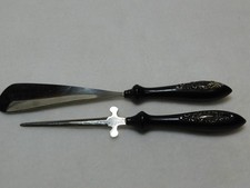 Antique Sterling Silver Inlay