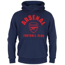 Arsenal FC Boys Hoody Fleece Graphic Kids OFFICIAL Football Gift