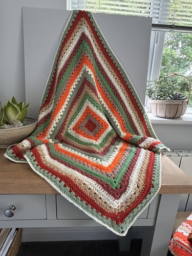 Handmade crochet baby blanket - crochet,