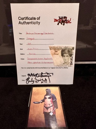 Banksy original - banksy, vs