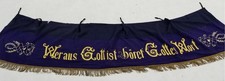 Antique German Embroidered Church Altar Banner 247x56cms