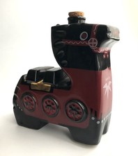 Japanese Miharu-goma Ceramic Horse Bottle with Cork Stopper – Folk Art Ornament