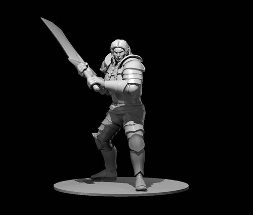Fire giant female - giant, d&d
