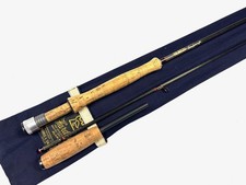 Hardy Richard Walker Farnborough 9′ two piece #7/8 carbon trout fly rod with bag