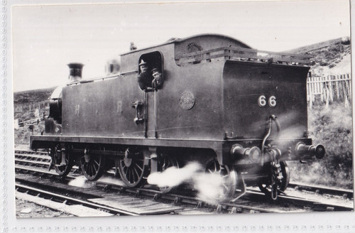 Highland railway loco at - railway, no
