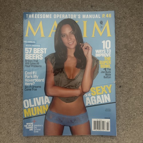 Maxim magazine february - maxim,