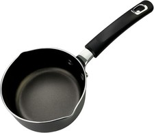 Non Stick Milk Pan with Soft Touch Handle Saucepan with Double Pouring Spouts