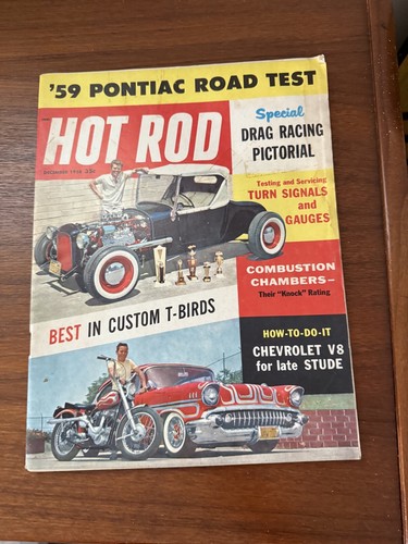 Hot rod magazine december - december, 1958