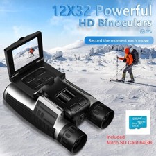 DEMi 12x32 Digital Camera Binoculars 2.4" IPS Display Screen 8X Digital Zoom