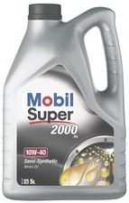 Mobil Super 2000 X1 10W40 Engine Oil 5L EU-SW Semi-Synthetic Protection Clean