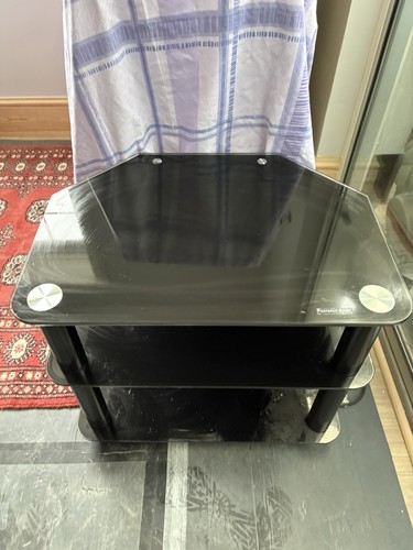 Three tiered black - black, table