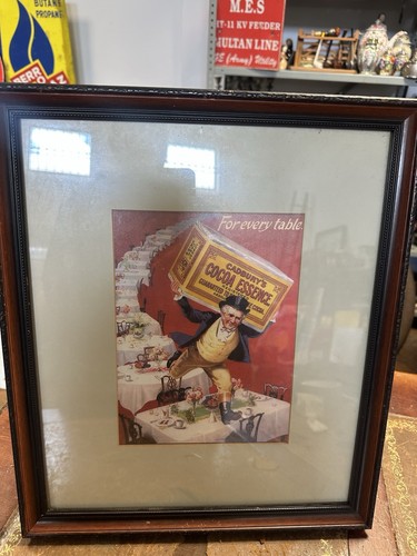 Vintage framed lithographed - vintage,