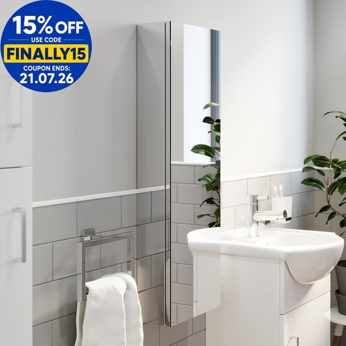 Tall bathroom mirror cabinet - bathroom,
