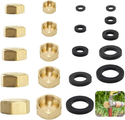 Brass blanking cap 10pcs - blanking,