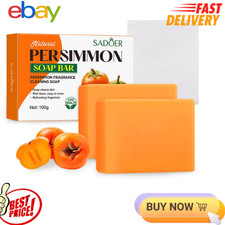 2Pcs Persimmon Soap Bar for