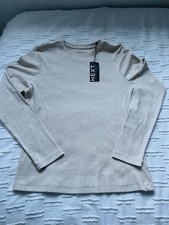Ladies Next Beige Long Sleeved Top 14 BNWT