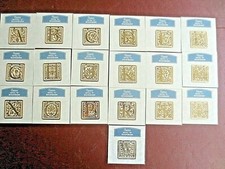 Gold Metal BOOKMARK Initial