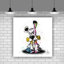 Dog Canvas Wall Art Print