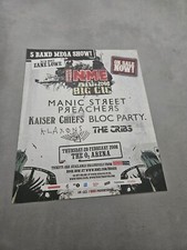 TPEEP299 MAGAZINE ADVERT 12X9" NME AWARDS 2008 BIG GIG - KAISER CHIEFS, THE CRIB