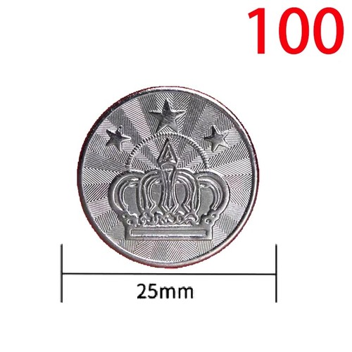 100pcs stainless steel 25mm - 100pcs,