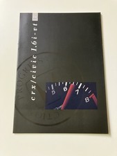 1990 Honda Brochure CRX Civic