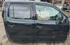 2013 VOLKSWAGEN AMAROK  PAIR OF DRIVER FRONT AND BACK DOOR - JET BLACK C9X