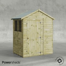 4x6 Power Premium Apex Garden Shed | Pressure Treated | B GRADE | AVAILABLE NOW!
