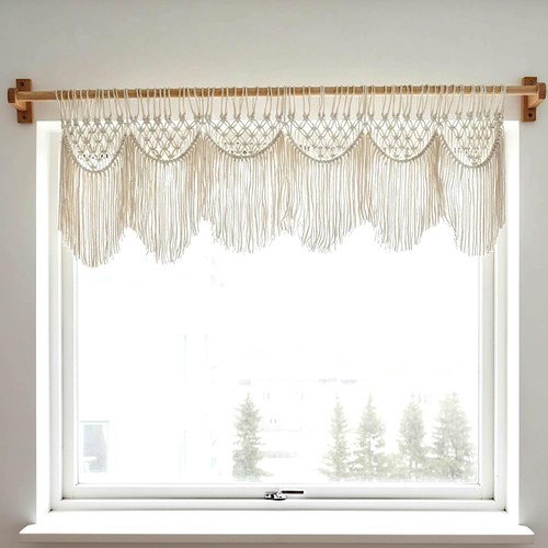 Bohemian macrame window - bohemian,