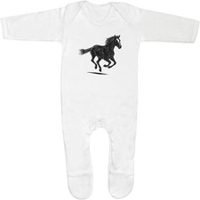 'Horse Running ' Baby Romper