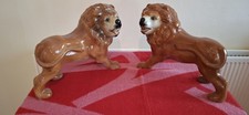 Pair staffordshire lion - of,