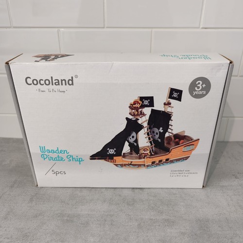 Cocoland wooden pirate - pirate, ship