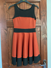 EVITA Red & Black Dress With