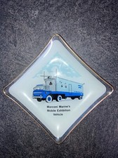 MARCONI Marine  Mobile Exhibition Vehicle Glass Pin Tray  11 cm x 11 cm approx.
