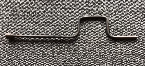 Vintage cranked wheel nut - cranked,