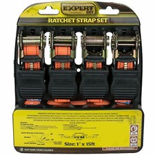 4pc ratchet tie down strap - ratchet,