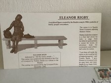 The Beatles Unveiling Of Eleanor Rugby Statue Liverpool 1982 Envelope And Card