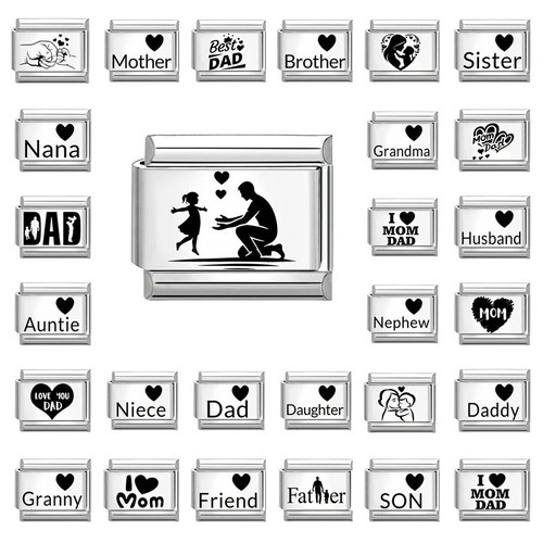 Italian charms bracelet - ,