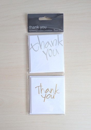 Thank you cards pack of - thank,