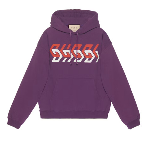 Gucci mirror logo print - gucci, logo-print