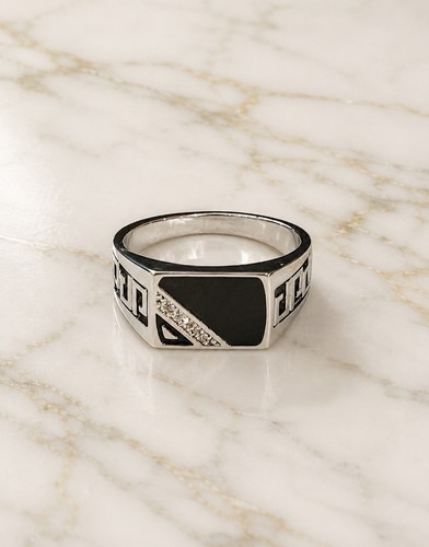 Silver and black - silver,