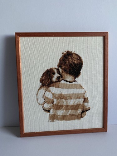 Cross stitch painting - painting, finished