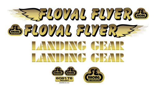 Racing floval flyer decal - flyer,