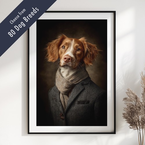 Smartly dressed dog - smartly,
