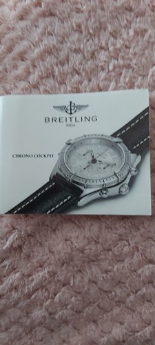 Breitling chrono cockpit - chrono,