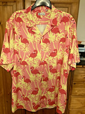 Hawaiian Flamingo Shirt 3XL
